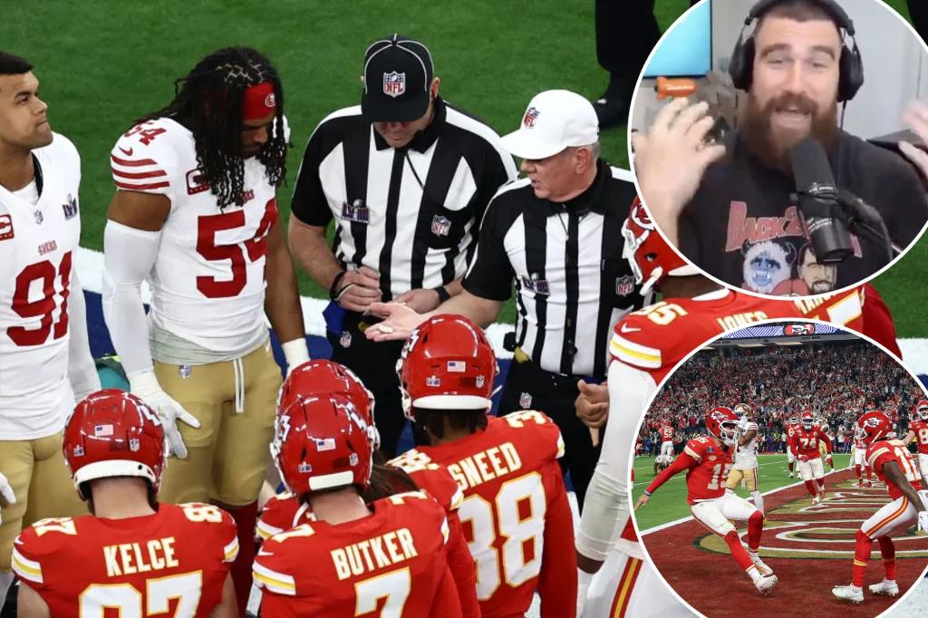 Featured image for "Travis Kelce and Kyle Shanahan's Super Bowl Decision Sparks Controversy"