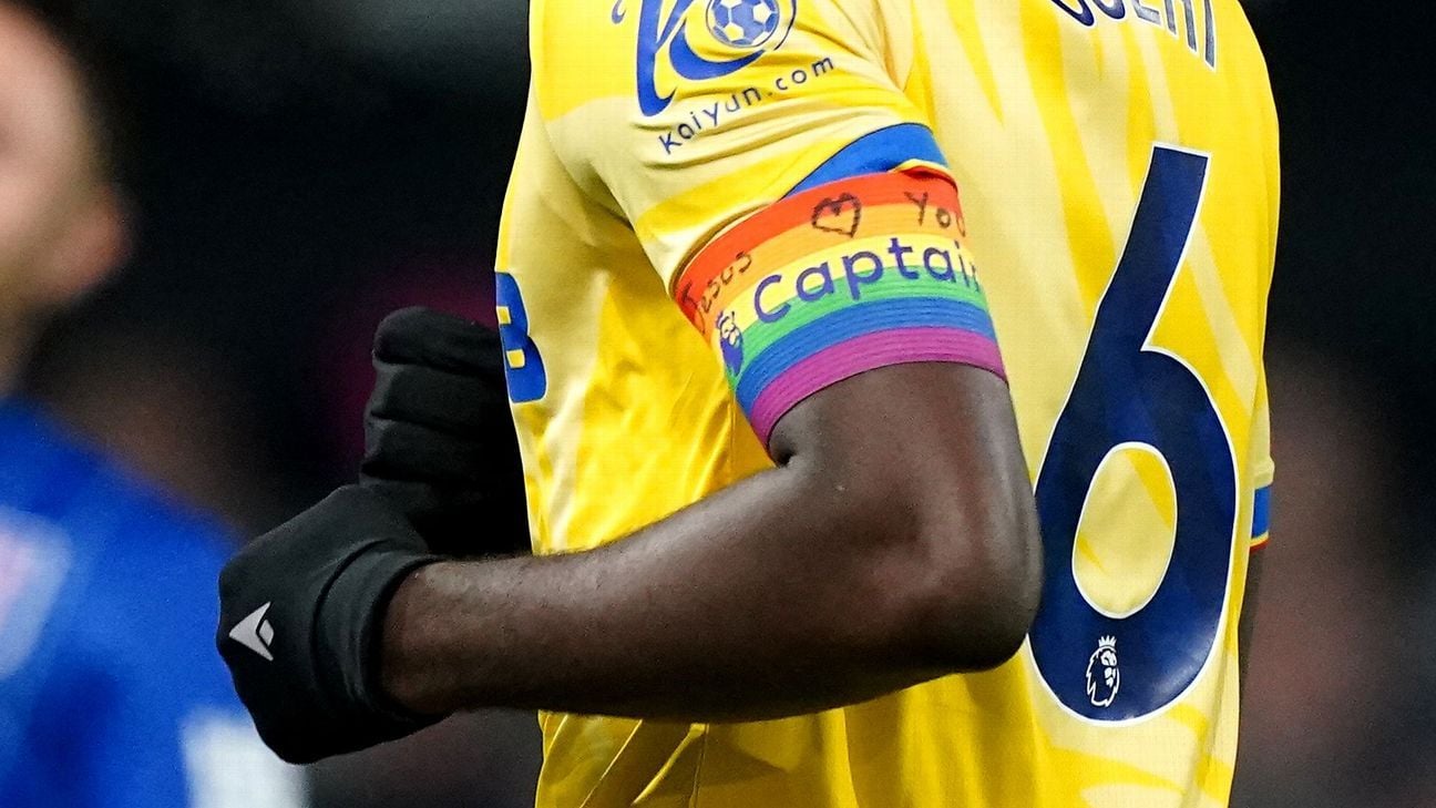 Featured image for Guehi's Armband Sparks Debate Amid Rainbow Laces Campaign