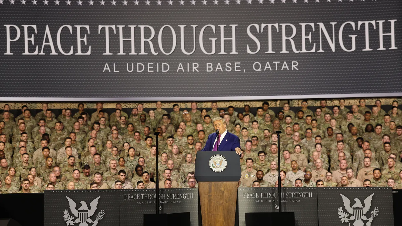 Featured image for Trump urges end to war following Iran's missile attack