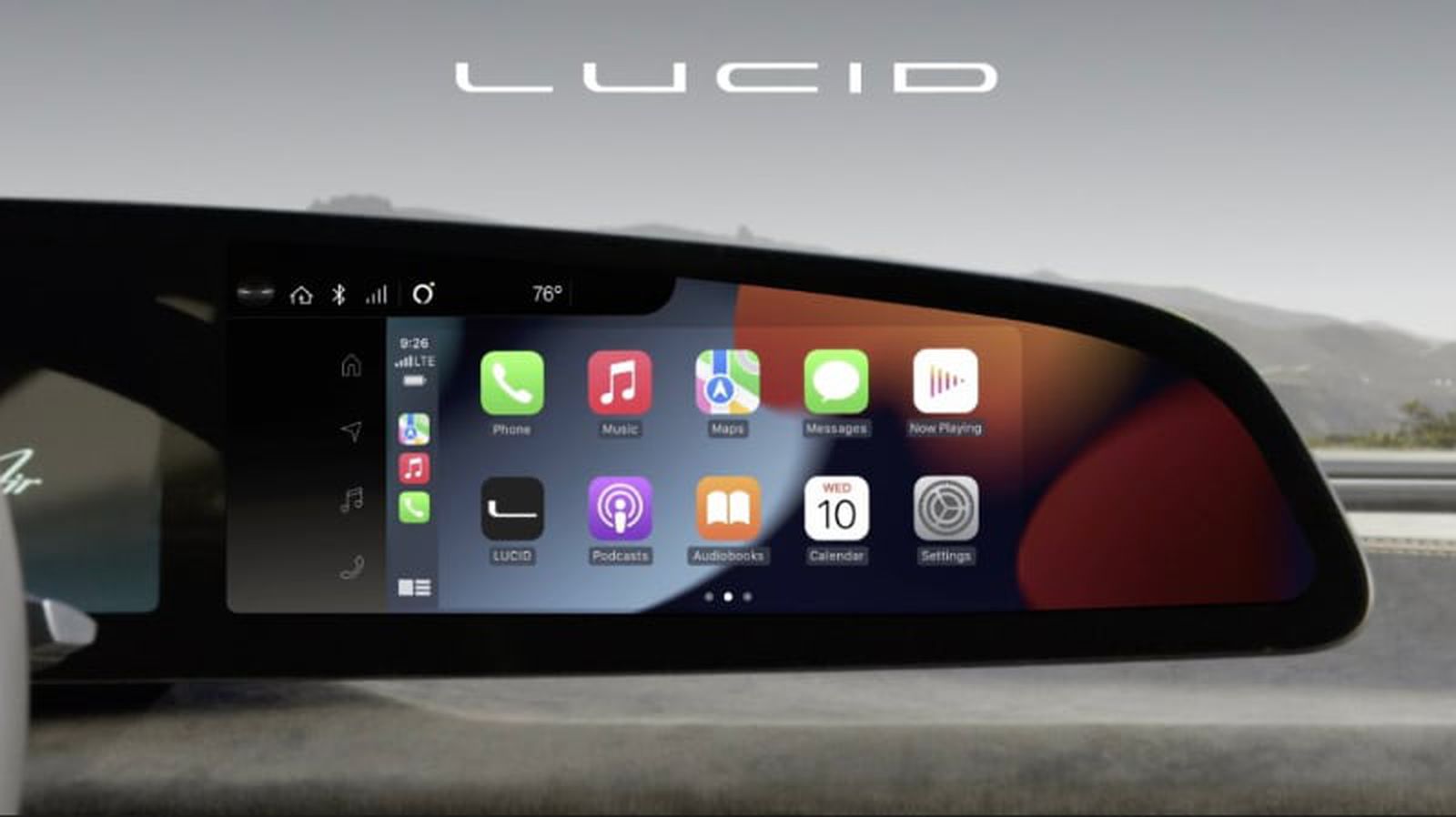 Featured image for Lucid Air EVs Get Wireless CarPlay Integration.