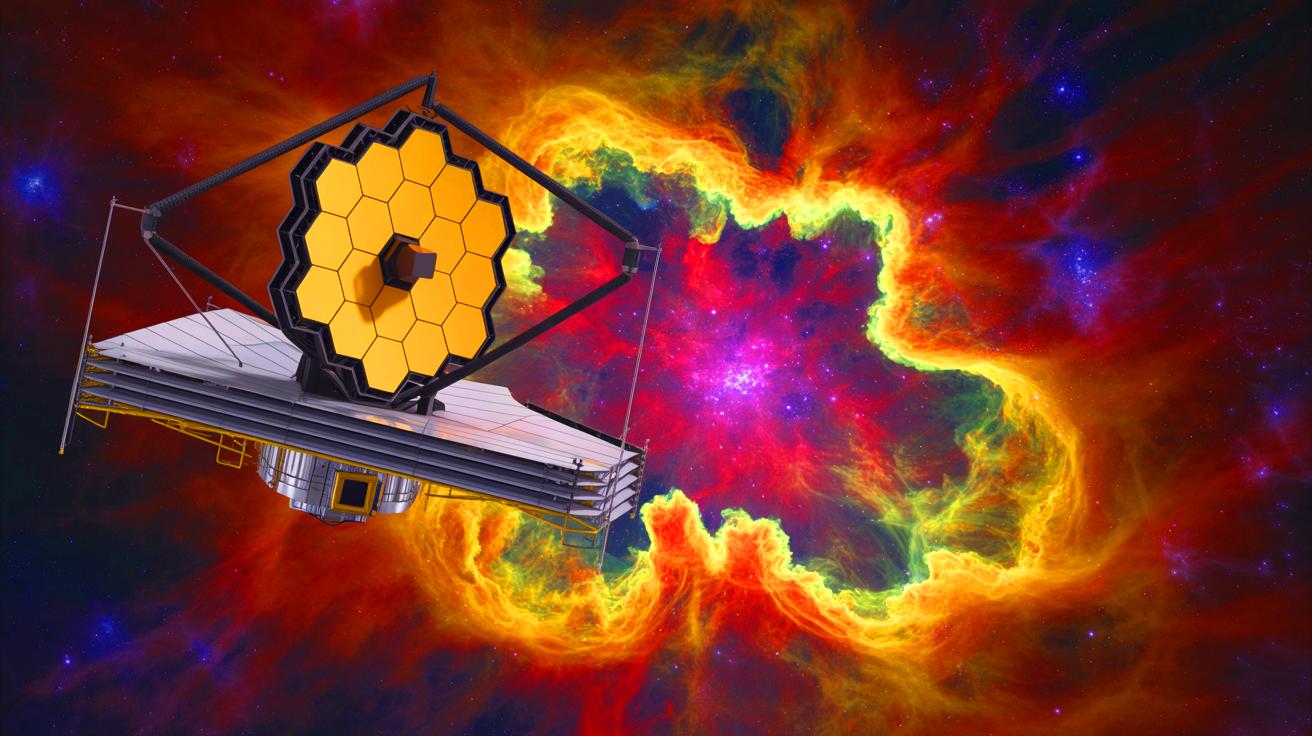 Featured image for James Webb Telescope Celebrates 3 Years with Stunning Images of Star Birth in the Cat’s Paw Nebula