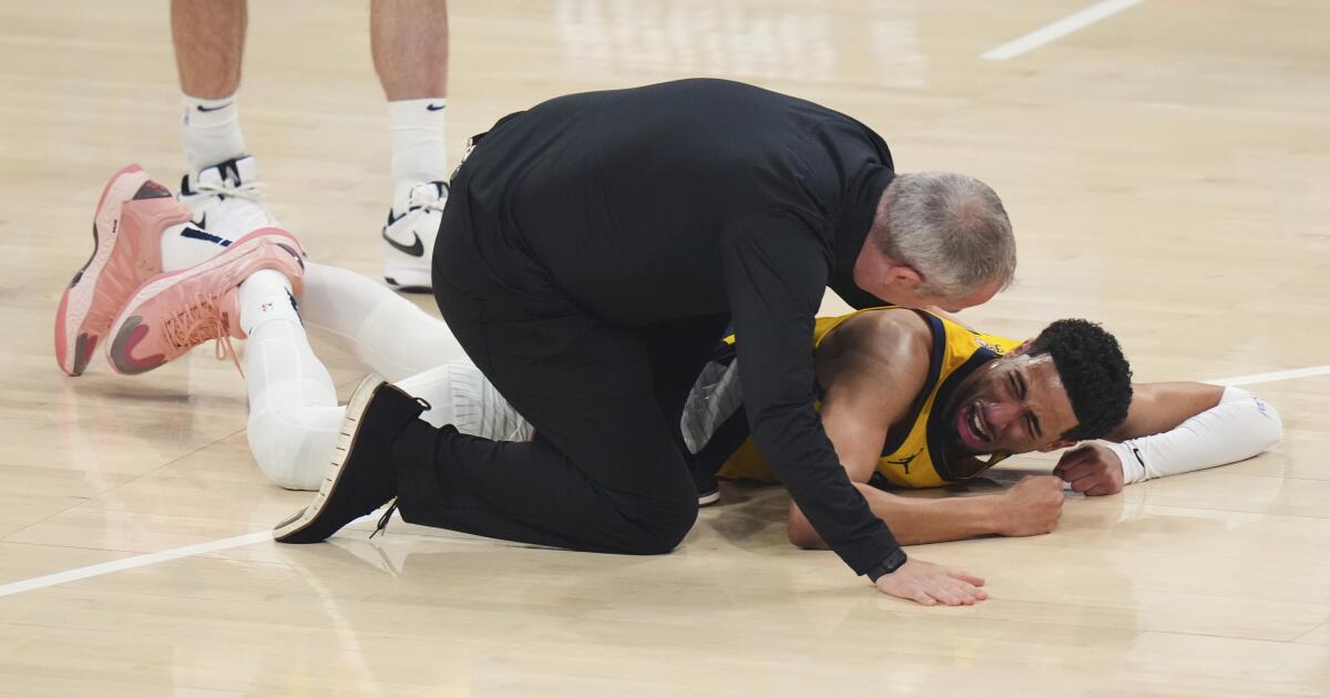 Pacers' Tyrese Haliburton suffers torn Achilles during NBA playoffs