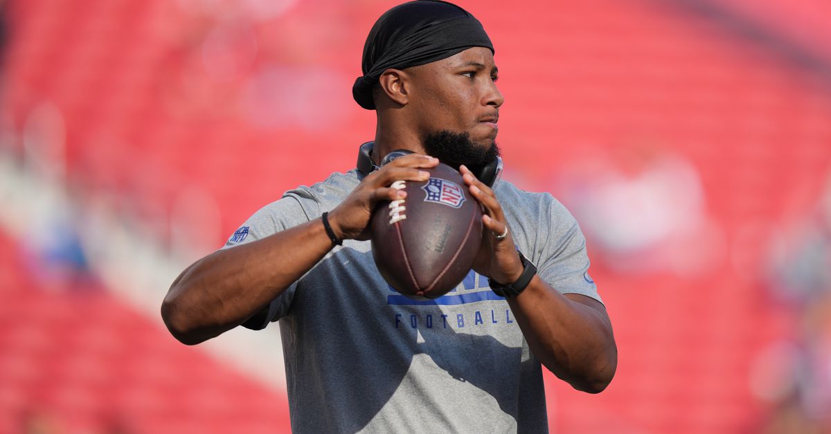 Saquon Barkley Returns to Practice for Giants, Making Progress