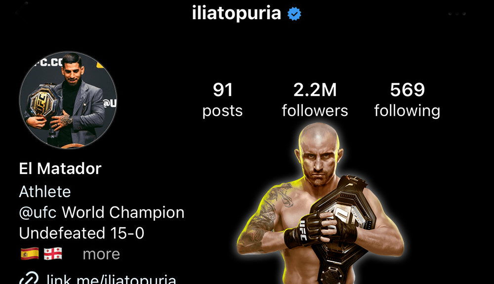 "Alexander Volkanovski's Reaction to Ilia Topuria's Social Media Antics Ahead of UFC 298"