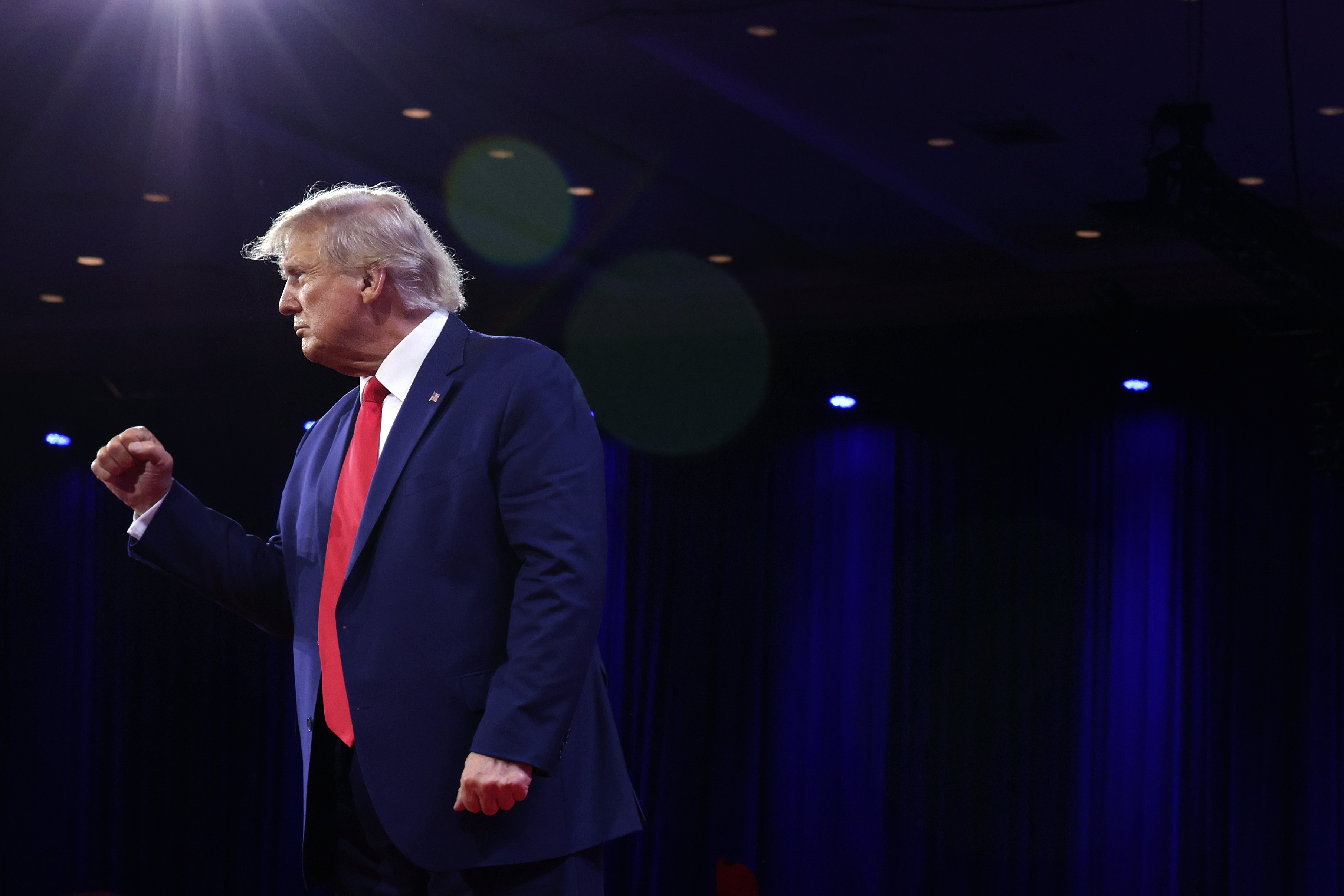 The ongoing power struggle between Trump and DeSantis.