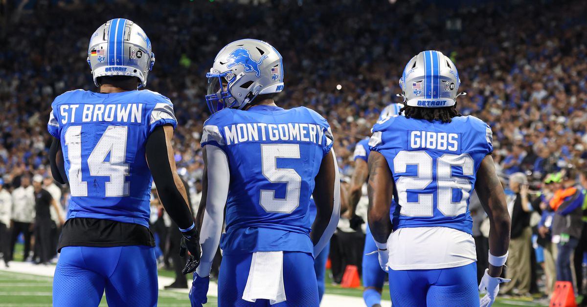 Featured image for Lions' St. Brown and Montgomery Set to Play Thanksgiving vs. Bears