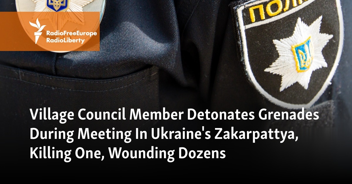 Featured image for Deadly Grenade Attack at Ukraine's Zakarpattya Village Council Meeting Leaves One Dead and Dozens Injured