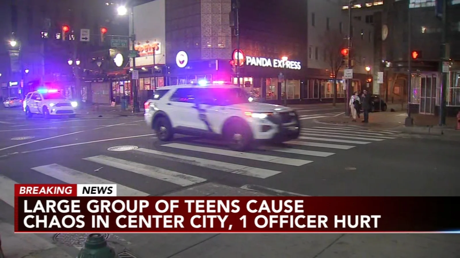 Juvenile Chaos in Center City Leaves Officer Injured and Cop Cars Vandalized