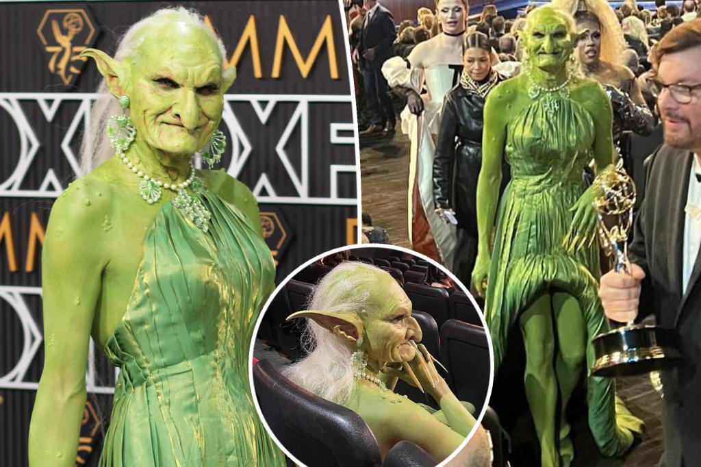 Featured image for "Unmasking the Mysterious Green Goblin at the 2024 Emmys Red Carpet"