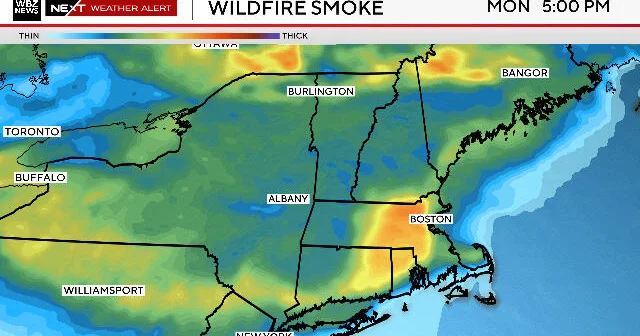Featured image for Wildfire Smoke Deteriorates Air Quality Across U.S. Midwest and Northeast