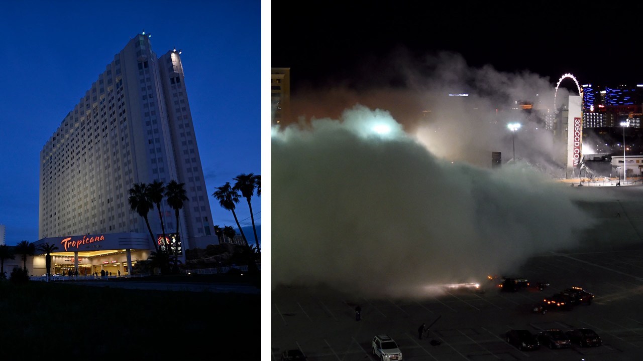 Featured image for "Tropicana Las Vegas: From Opening to Implosion"