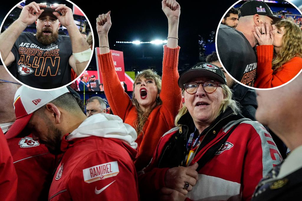 "Taylor Swift's Chiefs Connection: From Field Kisses to Family Celebrations"