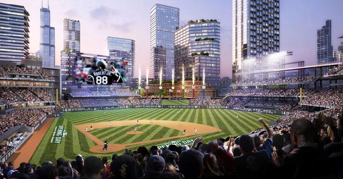 Featured image for "Renderings Revealed: Proposed Design for New White Sox Stadium in South Loop"