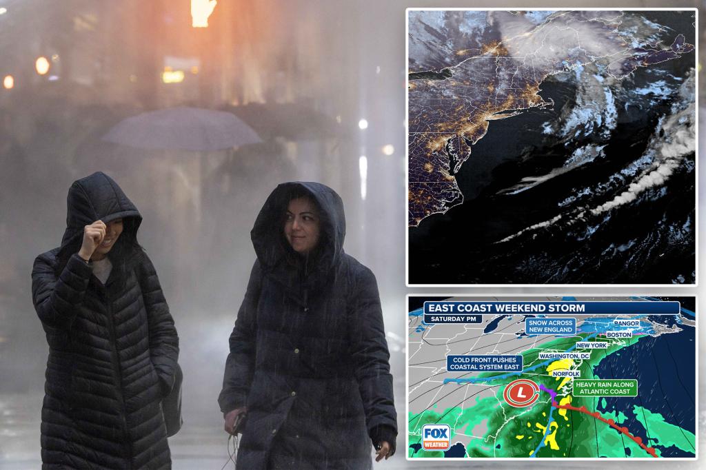 "Northeast Braces for Weekend Snow and Flooding as Winter Returns for Start of Spring"