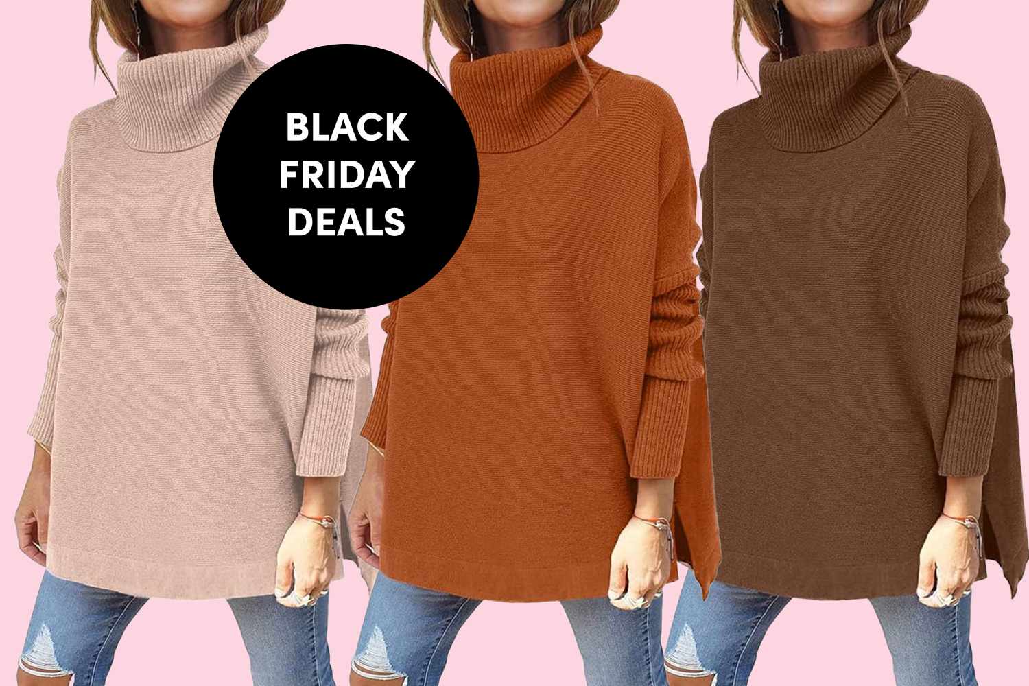 Featured image for "Amazon's Bestselling Turtleneck Sweater on Sale for Black Friday"