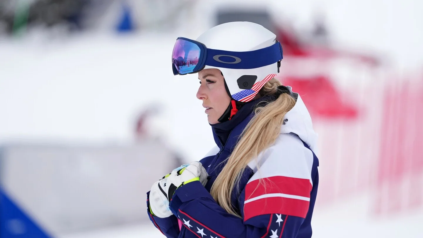 Vonn credits surgery for saving her left leg after Olympic downhill crash