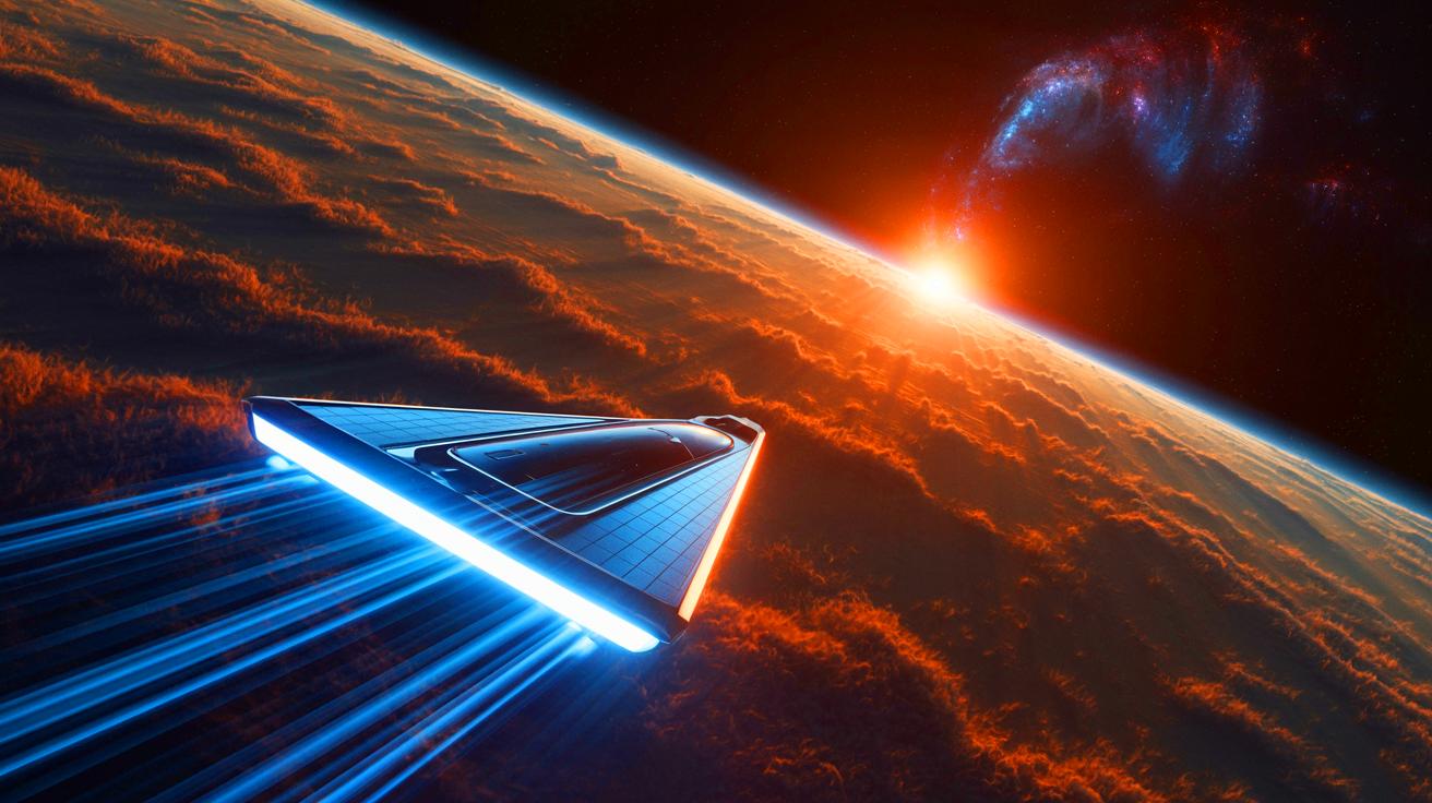 Featured image for Scientists Plan Laser-Propelled Nanocraft to Explore Black Holes