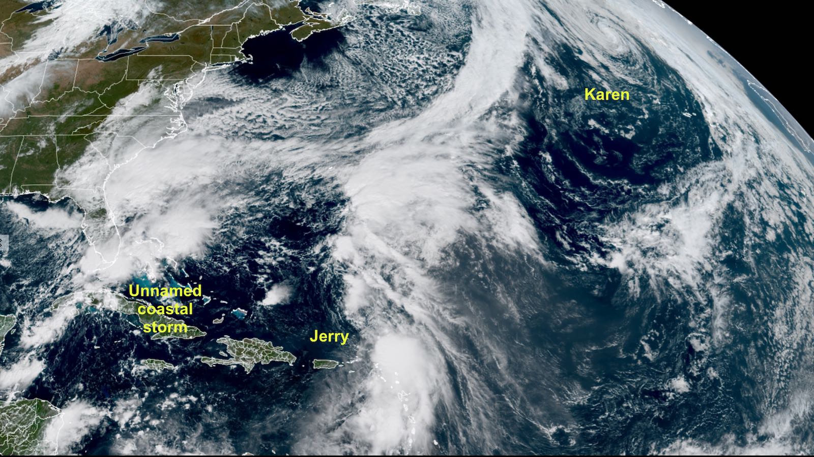 Featured image for Record-Breaking Storms and Flooding Threats Hit the East Coast and Caribbean