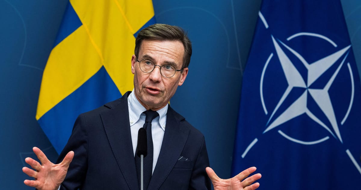 Sweden's PM predicts Finland will join NATO before them.