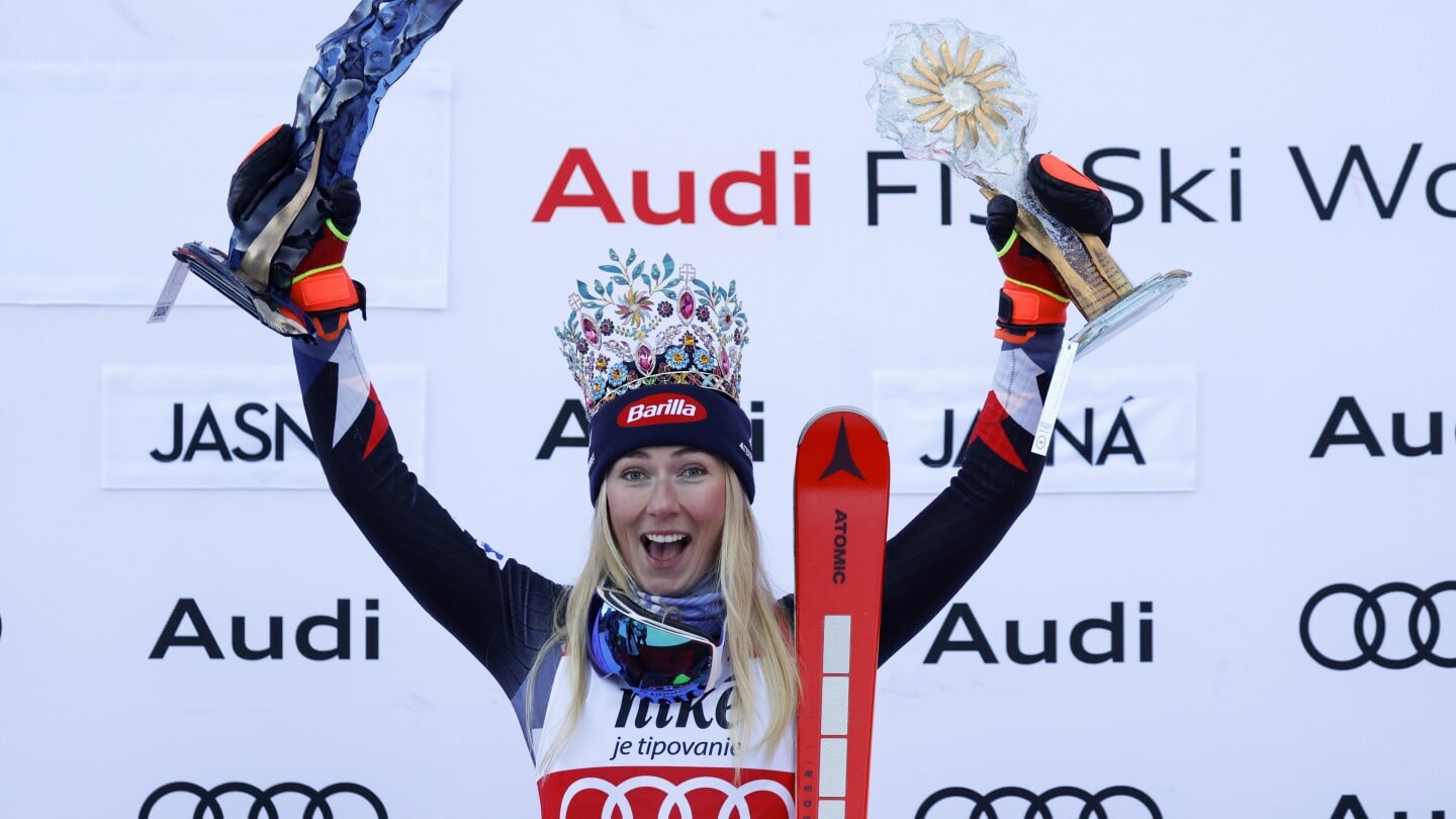 Featured image for Shiffrin Secures 95th World Cup Win Despite Rival Vlhova's Season-Ending Injury