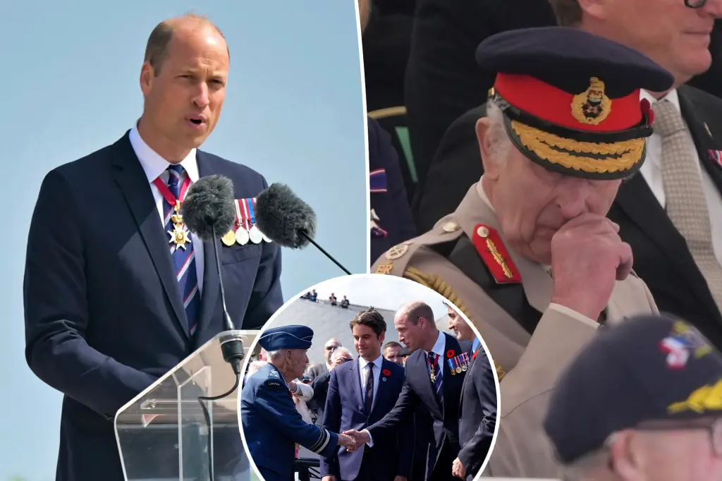 Featured image for Prince William Leads D-Day Ceremony in King Charles' Absence