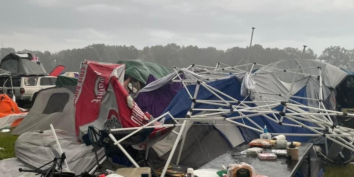 Featured image for Storms wreak havoc at Blue Ridge Rock Festival, causing widespread damage and evacuation