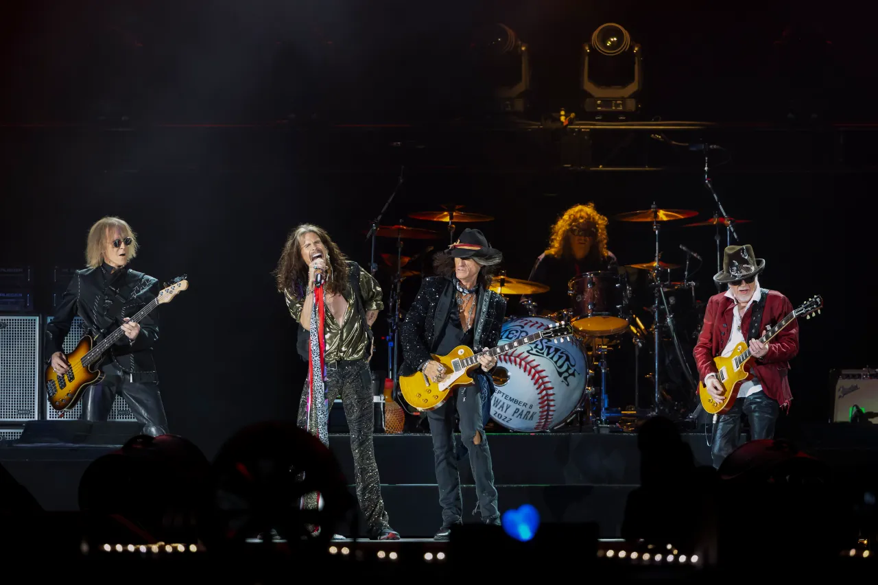 Featured image for Aerosmith's Farewell Tour Hits Roadblock with Vocal Cord Injuries