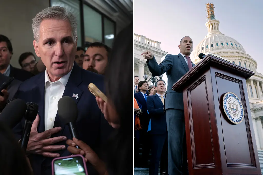 Featured image for Moderate Democrats propose McHenry as temporary House leader to end speaker fight