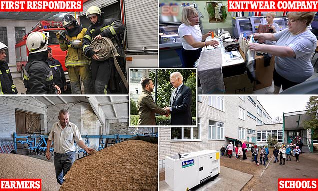"Joe Biden's Funding Spree: From First Responders to Fashion Stores, Ukraine Benefits"