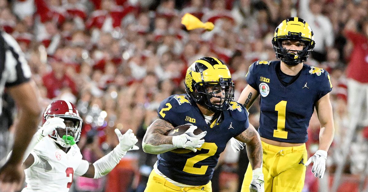 Featured image for "Michigan's Strategic Offense Secures Rose Bowl Victory and Record Viewership Against Alabama"