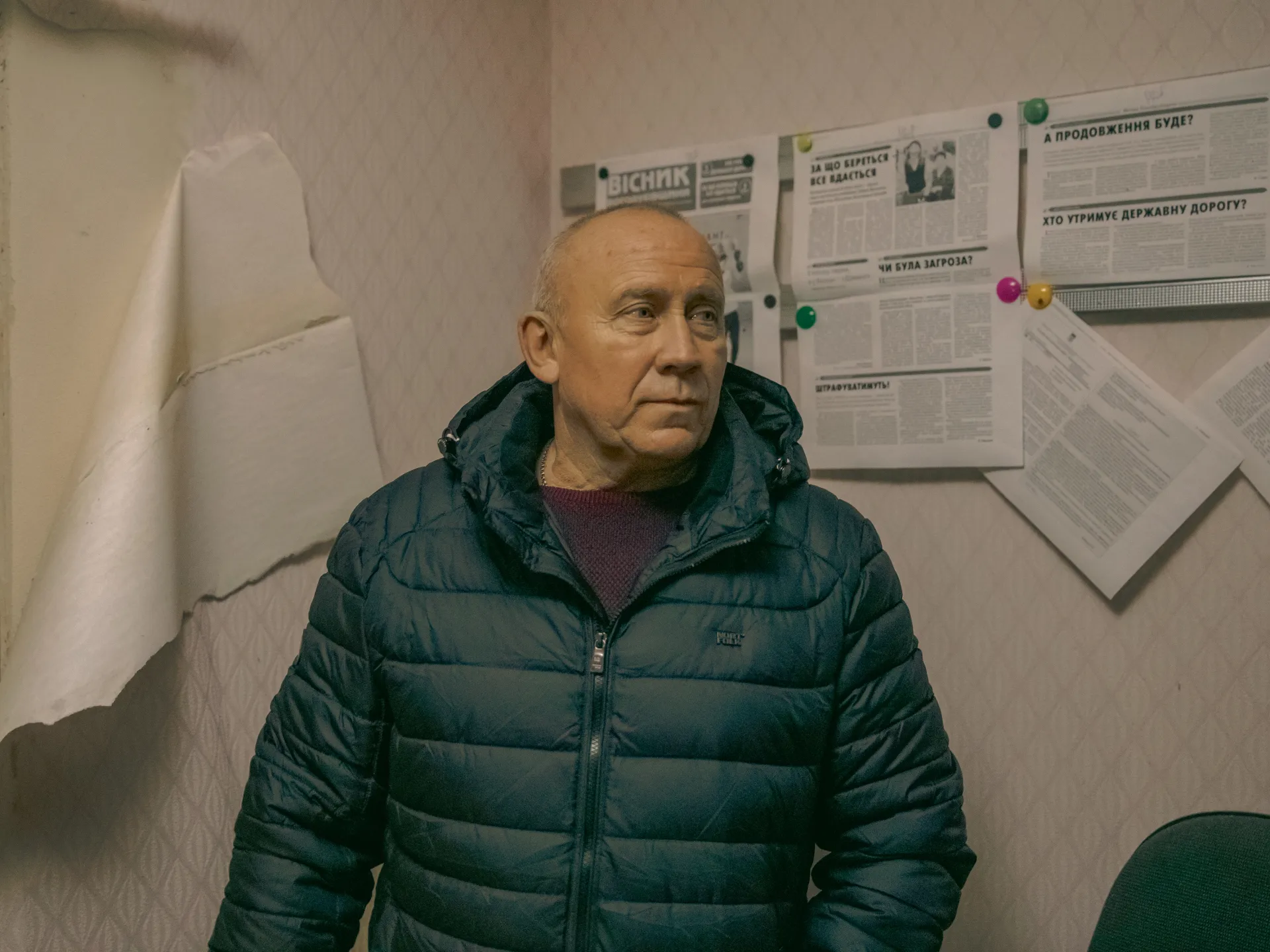 Featured image for Ukrainian Man Battles Russian Propaganda with Front-Line Newspaper