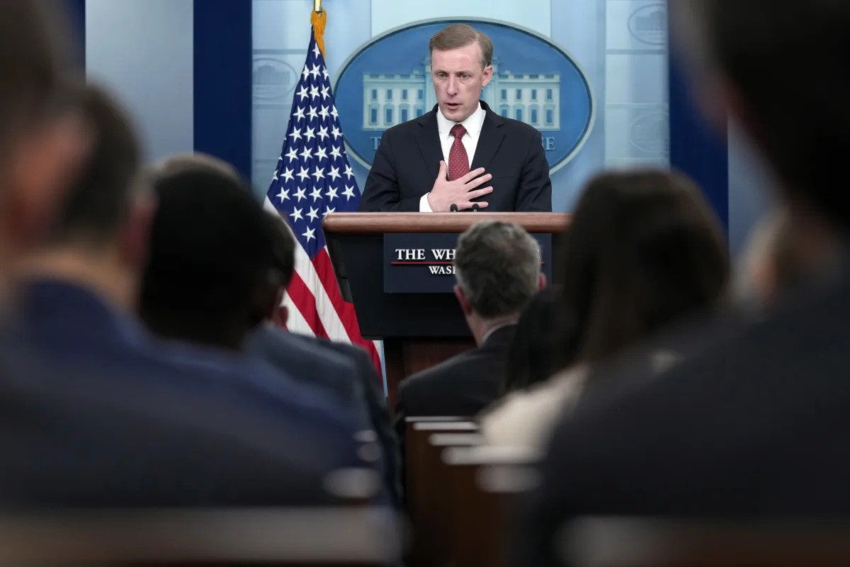 "Jake Sullivan Urges Israel to Provide Safe Havens for Gaza Civilians"