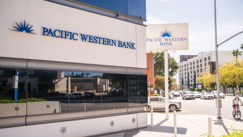 Featured image for PacWest Bank's Shares Plummet 30% Amid Deposit Withdrawals.