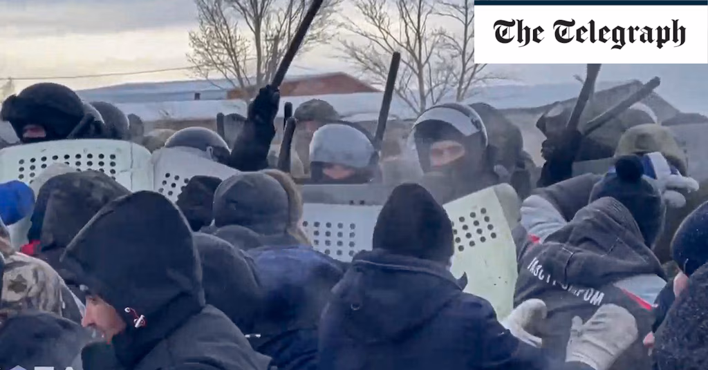 Featured image for "Escalating Protests Challenge Kremlin's Authority in Remote Russian Regions"