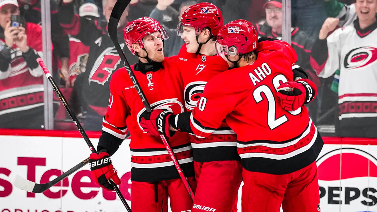 Ehlers' Hat Trick Sparks Canes' 9-1 Rout of Panthers