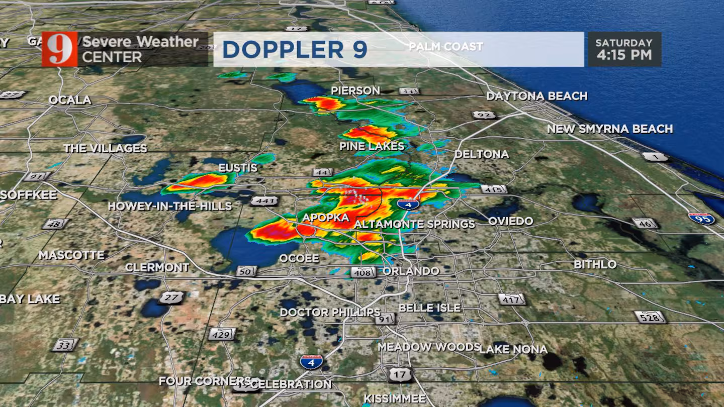 Weekend Weather in Central Florida: Scattered Storms Expected