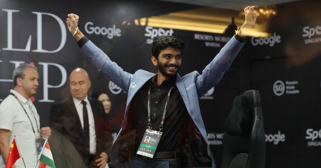 Featured image for Gukesh Makes History as Youngest World Chess Champion, Carlsen Steps Back