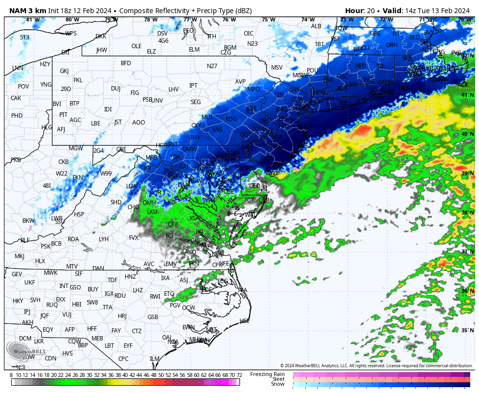 "Nor'easter Brings Wintry Mix and Heavy Rain to DMV Area"