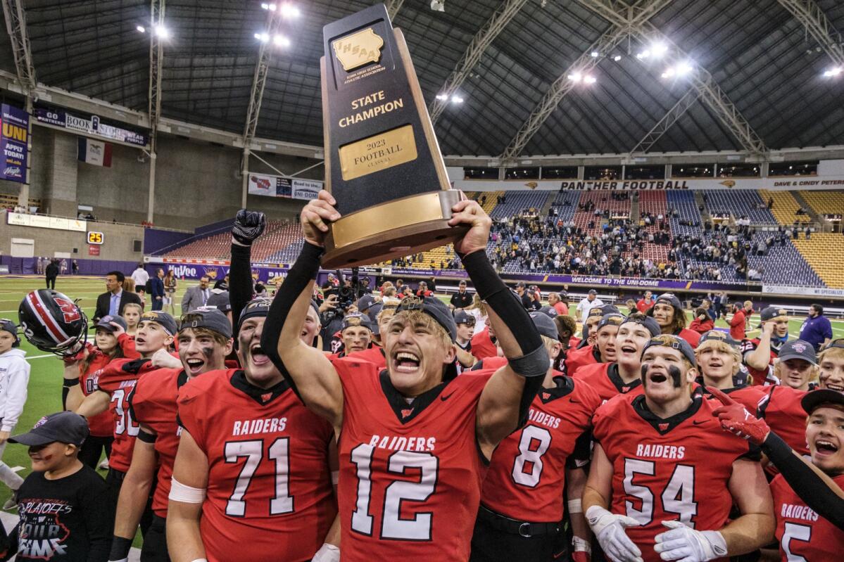 Featured image for "Williamsburg's Historic State Football Championship Victory Over Bishop Heelan"