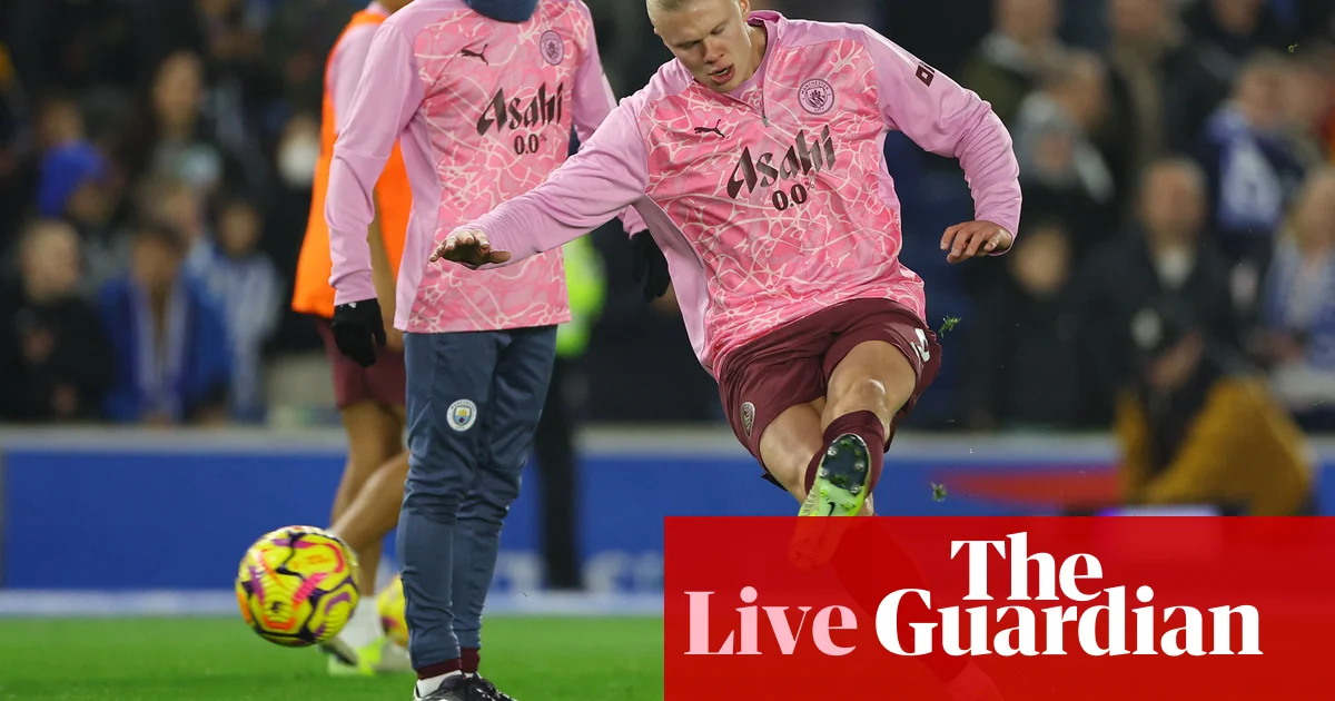 Featured image for Brighton vs Man City: Premier League Showdown Live