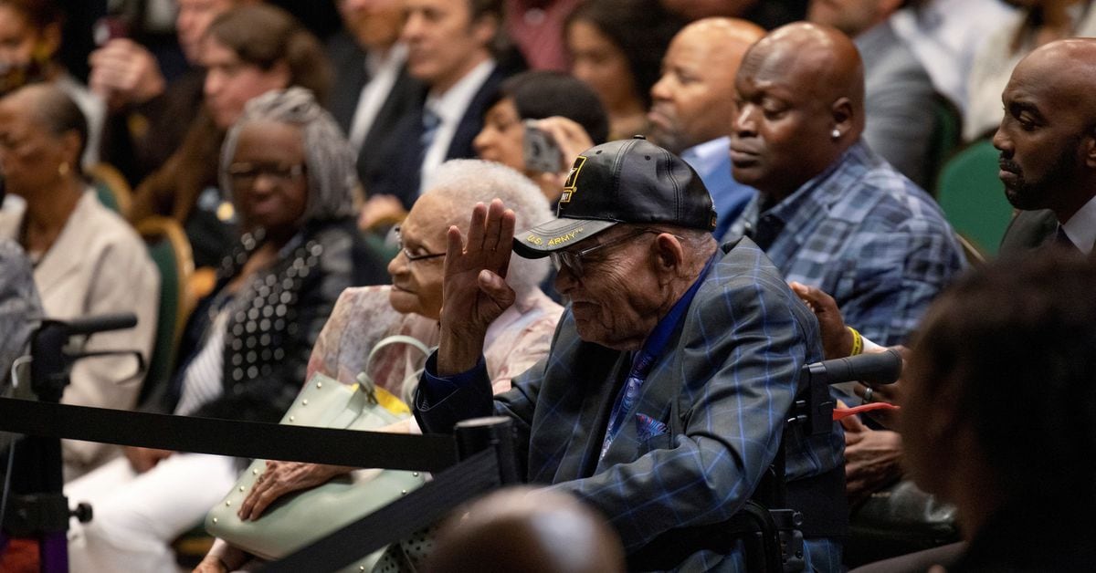 Featured image for Last survivor of Tulsa Race Massacre, Hughes Van Ellis, dies at 102