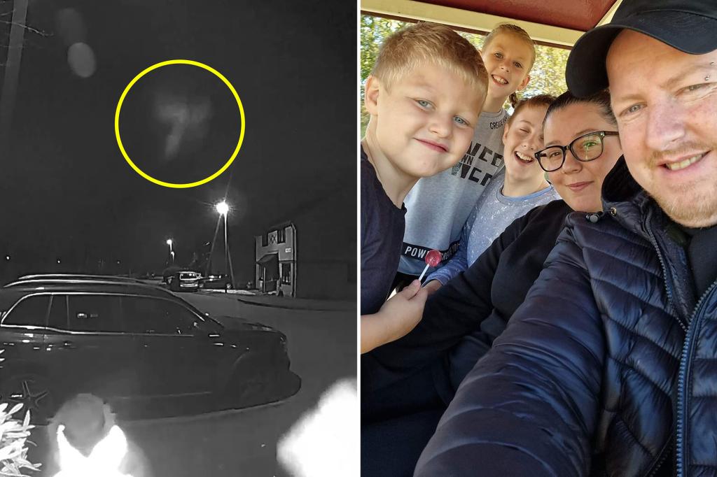 Dad captures 'angel' on Ring doorbell, sparks debate.