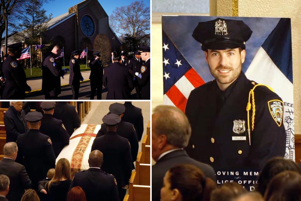 "Community Mourns Slain NYPD Officer at Long Island Funeral"