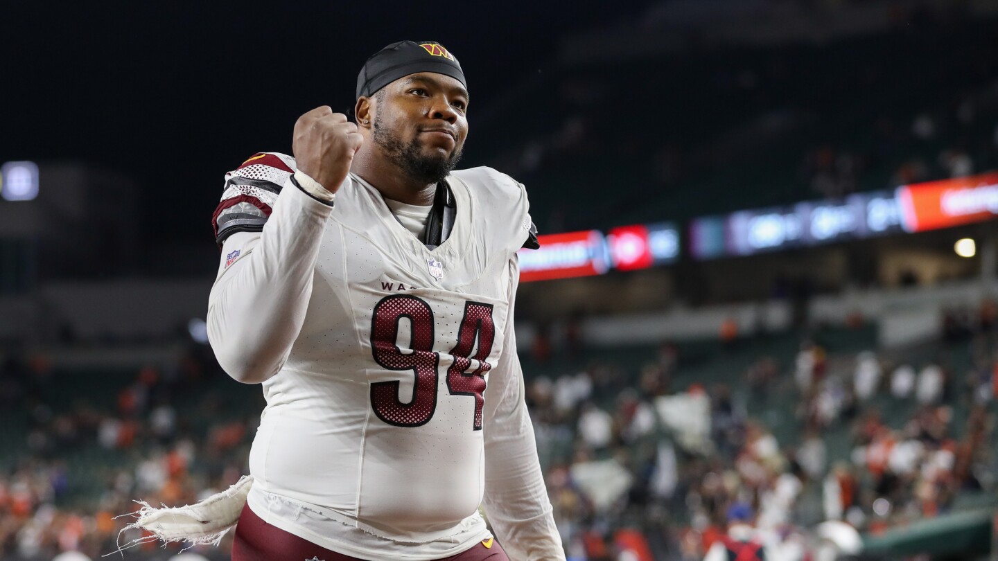 Featured image for Commanders' Defense Gains Momentum with Payne's Leadership and Offseason Improvements