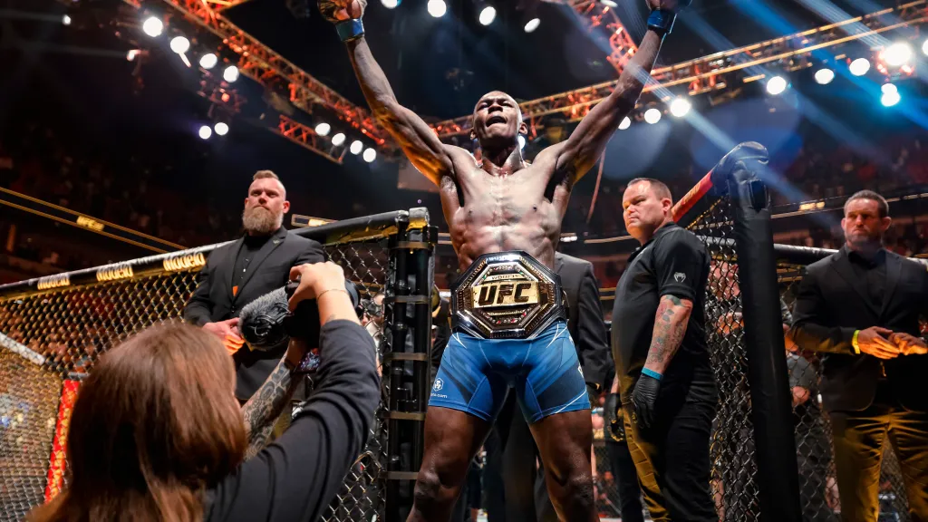 Featured image for "Middleweight Champions Adesanya and Pereira Set for Potential Rematch at New Weight Class"