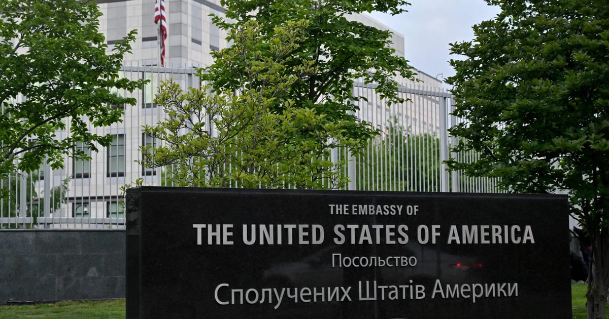 Featured image for US Embassy in Kyiv Closes Amid Air Attack Warnings and Tensions Rise
