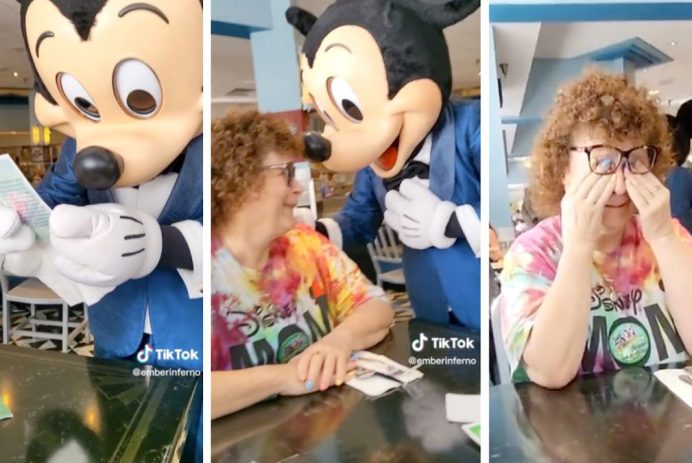 Mickey Mouse's Emotional Meet-and-Greet with Grieving Family at Disney World.