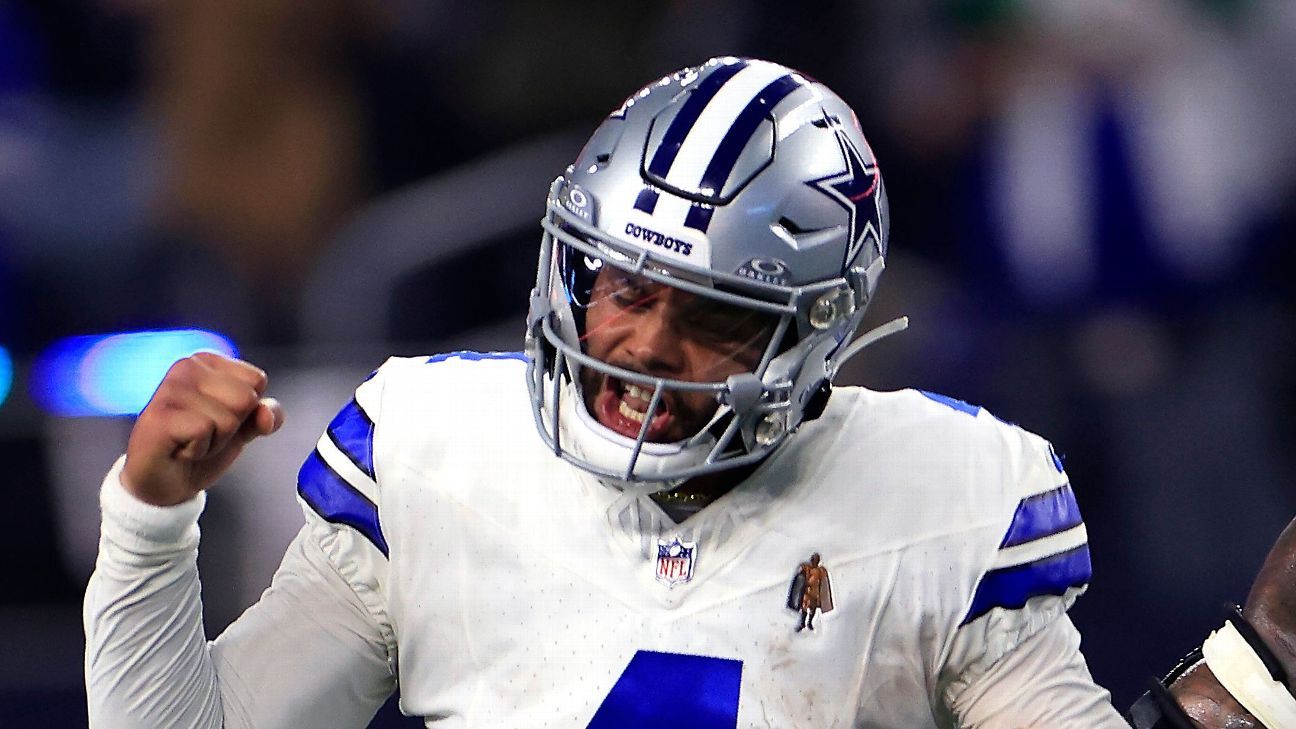 "Dak Prescott leads Cowboys to high-scoring victory over Seahawks in Week 13"