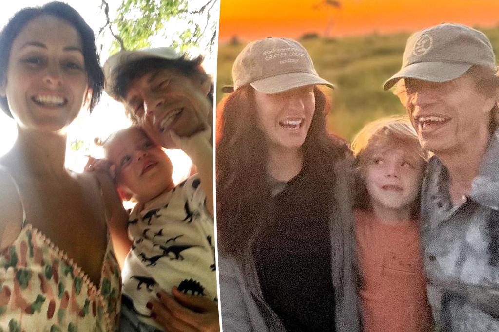 Featured image for Mick Jagger's Girlfriend Shares Rare Photos of Singer and Son