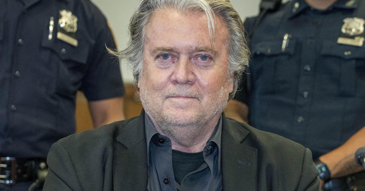 Steve Bannon's trial date set for fundraising fraud case.